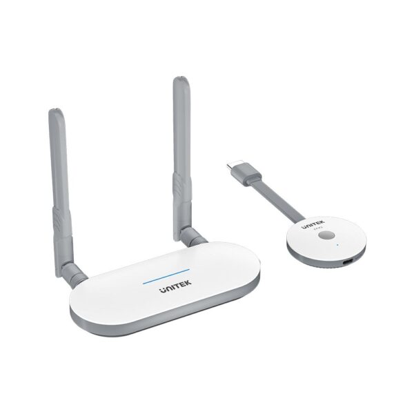 Uni wireless HDMI transmitter and receiver white