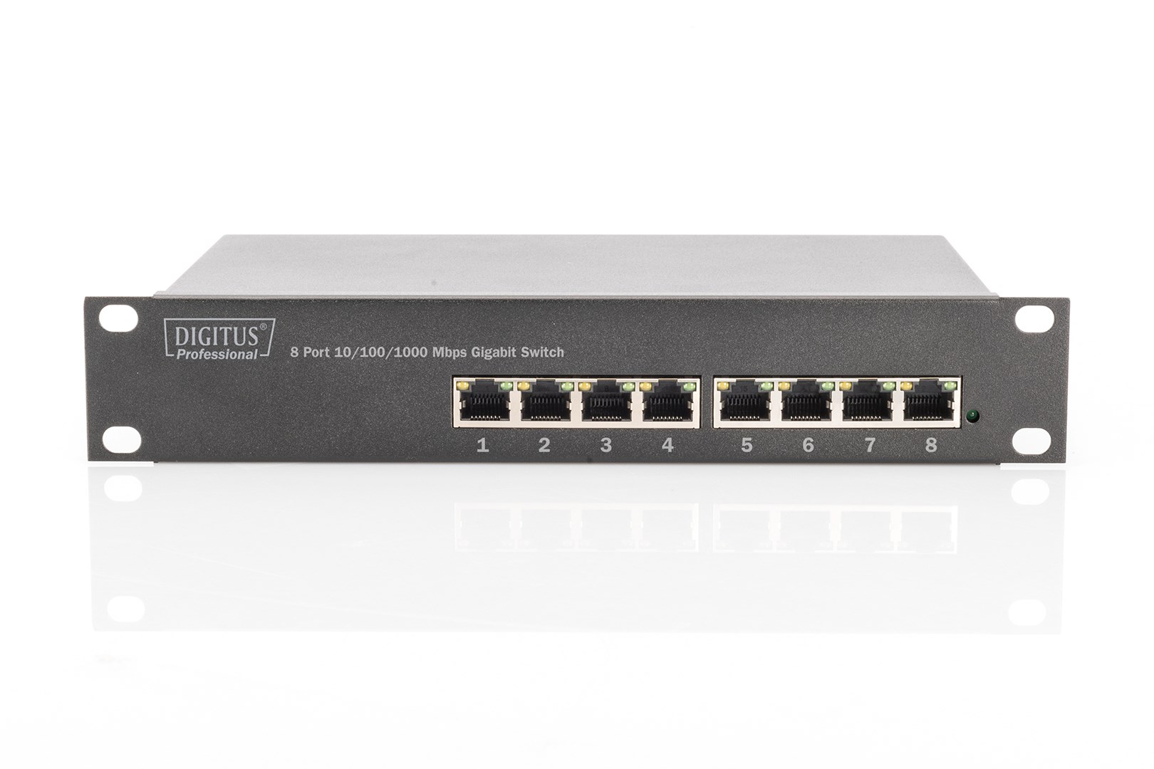 Digitus 10" Gigabit Ethernet Switch, 8-Port, Unmanaged - Afbeelding 5
