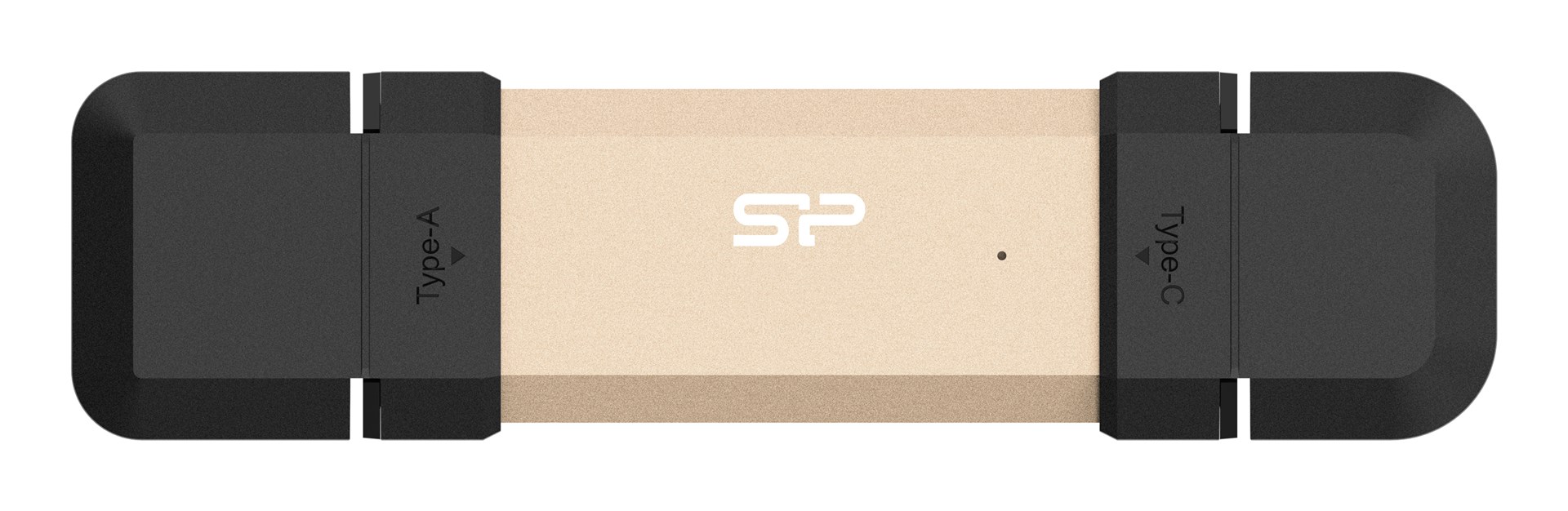 Silicon Power DS72 USB flash drive 250 GB USB Type-A / USB Type-C 3.2 Gen 2 (3.1 Gen 2) Gold