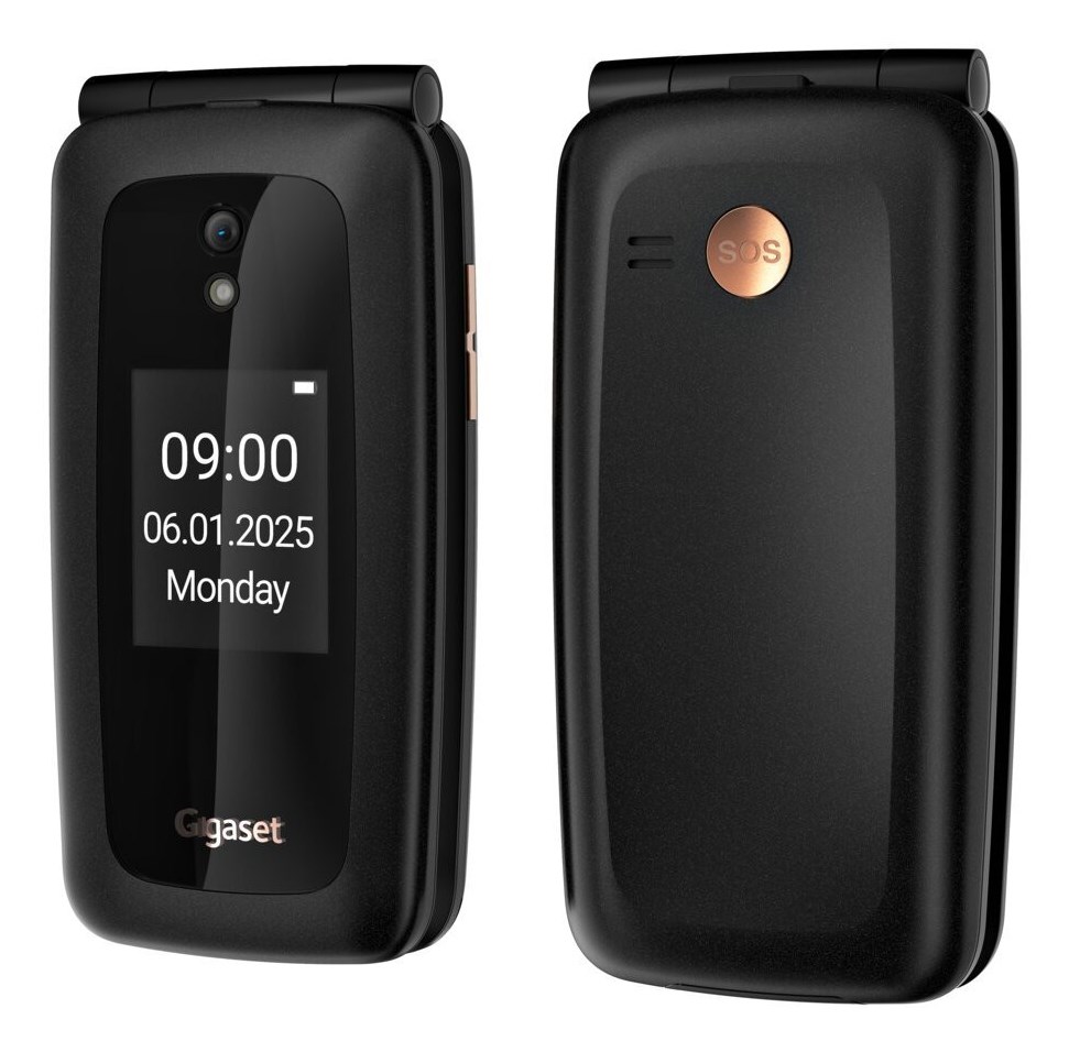 Gigaset GL795 7.11 cm (2.8") 142 g Black Senior phone - Afbeelding 4