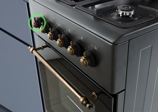 MPM MPM-56-KRM-13 Gas/electric cooker Black - Afbeelding 5