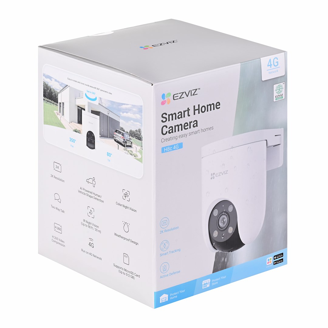 EZVIZ H8c 4G Dome IP security camera Outdoor 2304 x 1296 pixels Ceiling/Wall/Pole - Afbeelding 9