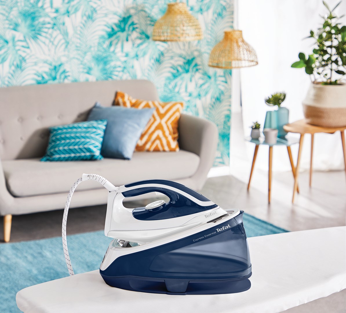 Tefal Express Essential SV6116 2200 W 1.4 L Blue, White - Afbeelding 12