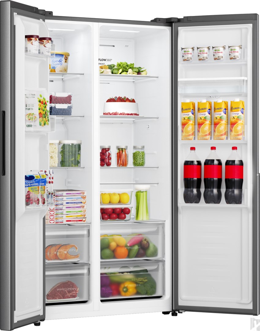 Gorenje NRS917E41XWD side-by-side refrigerator Freestanding 541 L E Stainless steel - Afbeelding 5