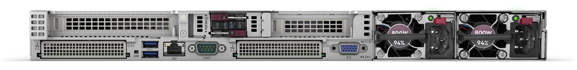 HPE ProLiant DL360 Gen11 4509Y 2.6GHz 8c 1P 2x32GB-R 8SFF MR408i-o 2x480GB SSD 2x1000W PS EU Server - Afbeelding 4