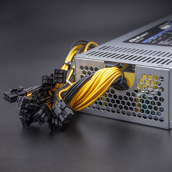 Qoltec 50350 power supply 1850W PCI-E| 80 Plus Platinum | Gaming Miner - Afbeelding 2