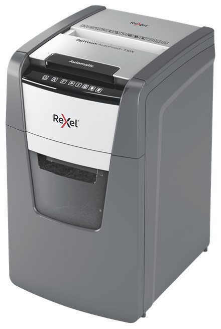 Rexel Optimum AutoFeed+ 130X paper shredder Cross shredding 55 dB 22 cm Black, Silver - Afbeelding 10