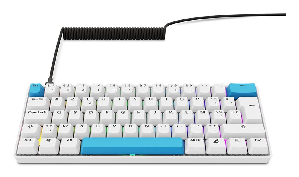 Sharkoon SGK50 S4 keyboard Home USB QWERTZ German White - Afbeelding 12