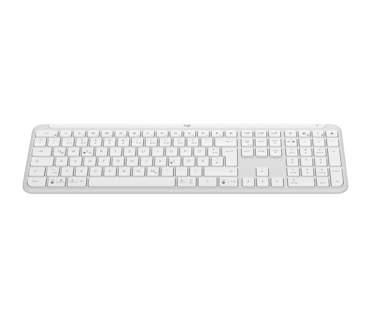 Logitech 920-012452 keyboard Office RF Wireless + Bluetooth QWERTZ German White - Afbeelding 6