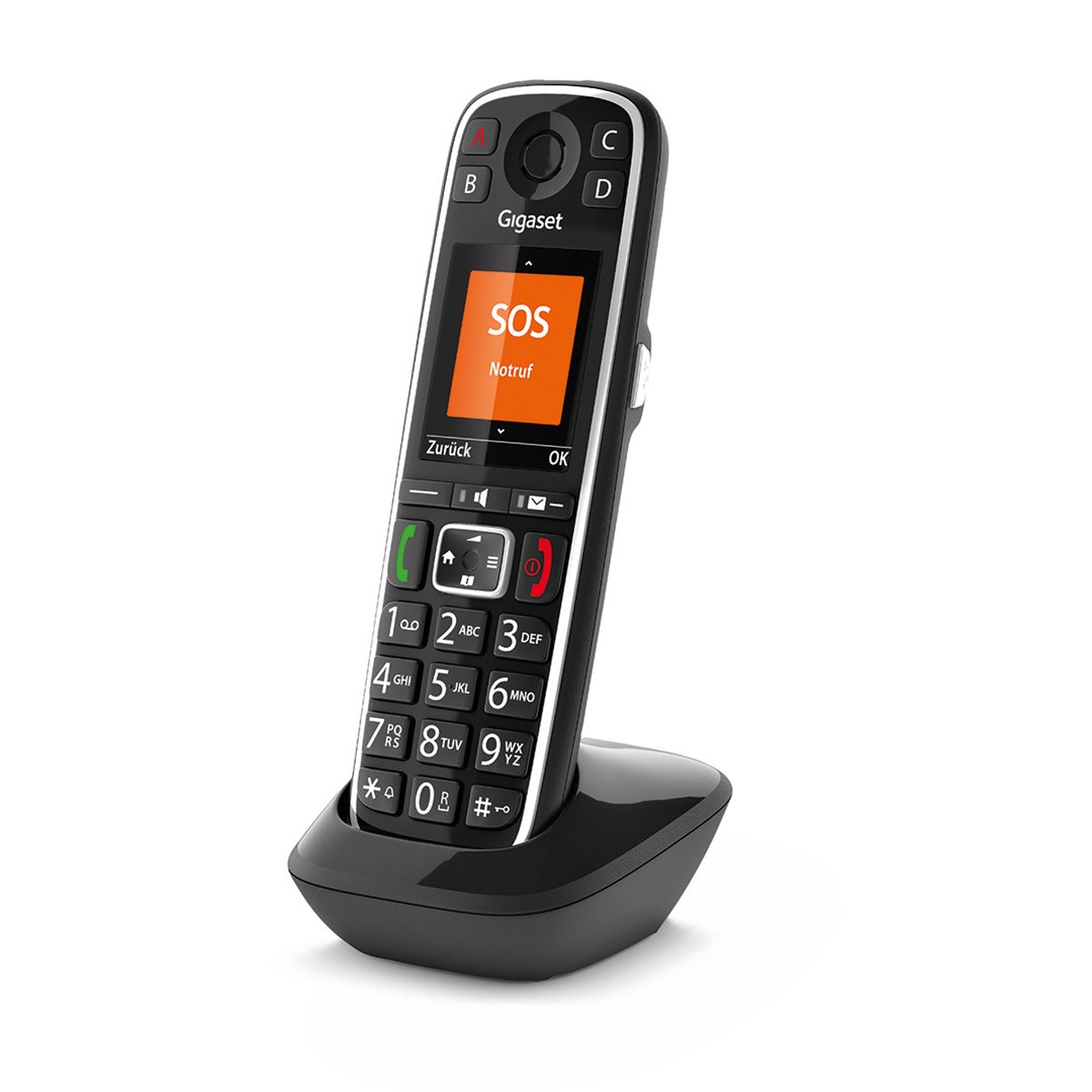 Gigaset E720HX Analog/DECT telephone Caller ID Black - Afbeelding 6