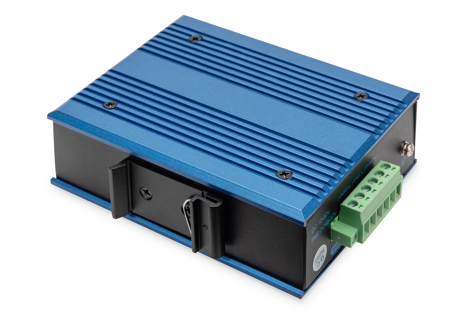 Digitus 4 port Fast Ethernet network switch, industrial, unmanaged, 1 SFP FE uplink - Afbeelding 3