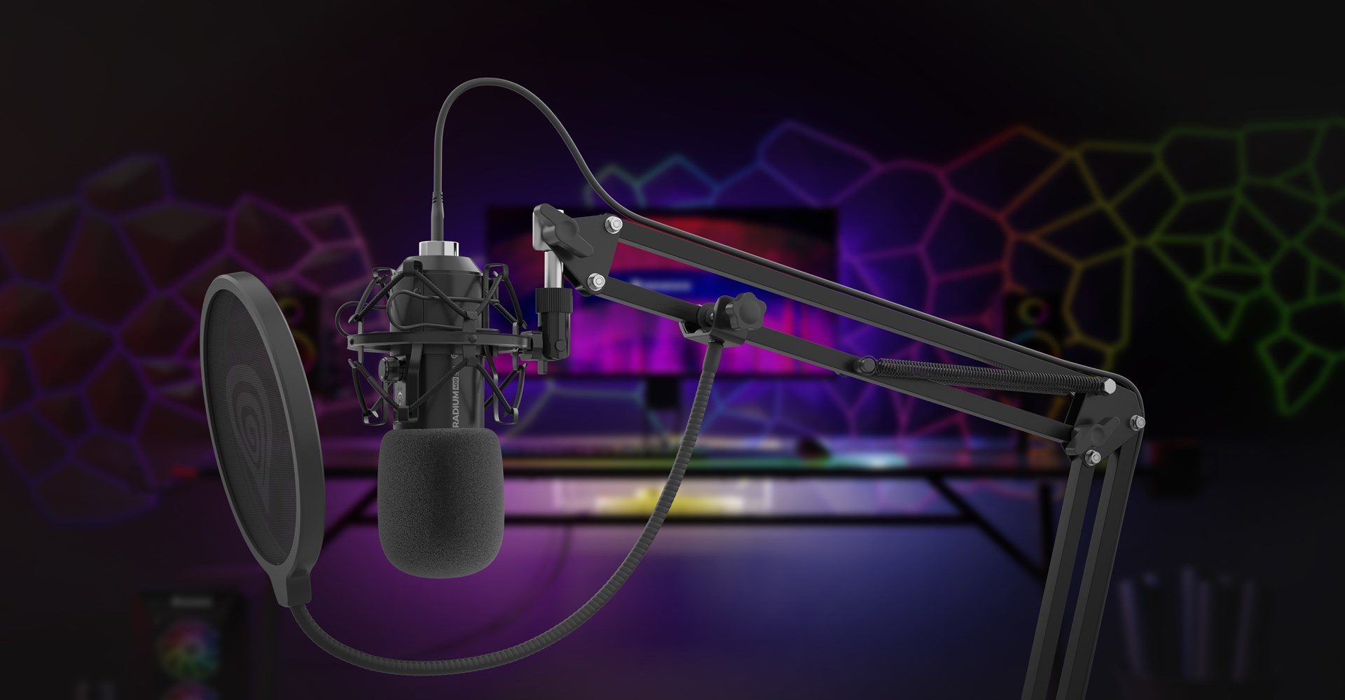 Microphone GENESIS Radium 400 G2 Black studio - Afbeelding 16