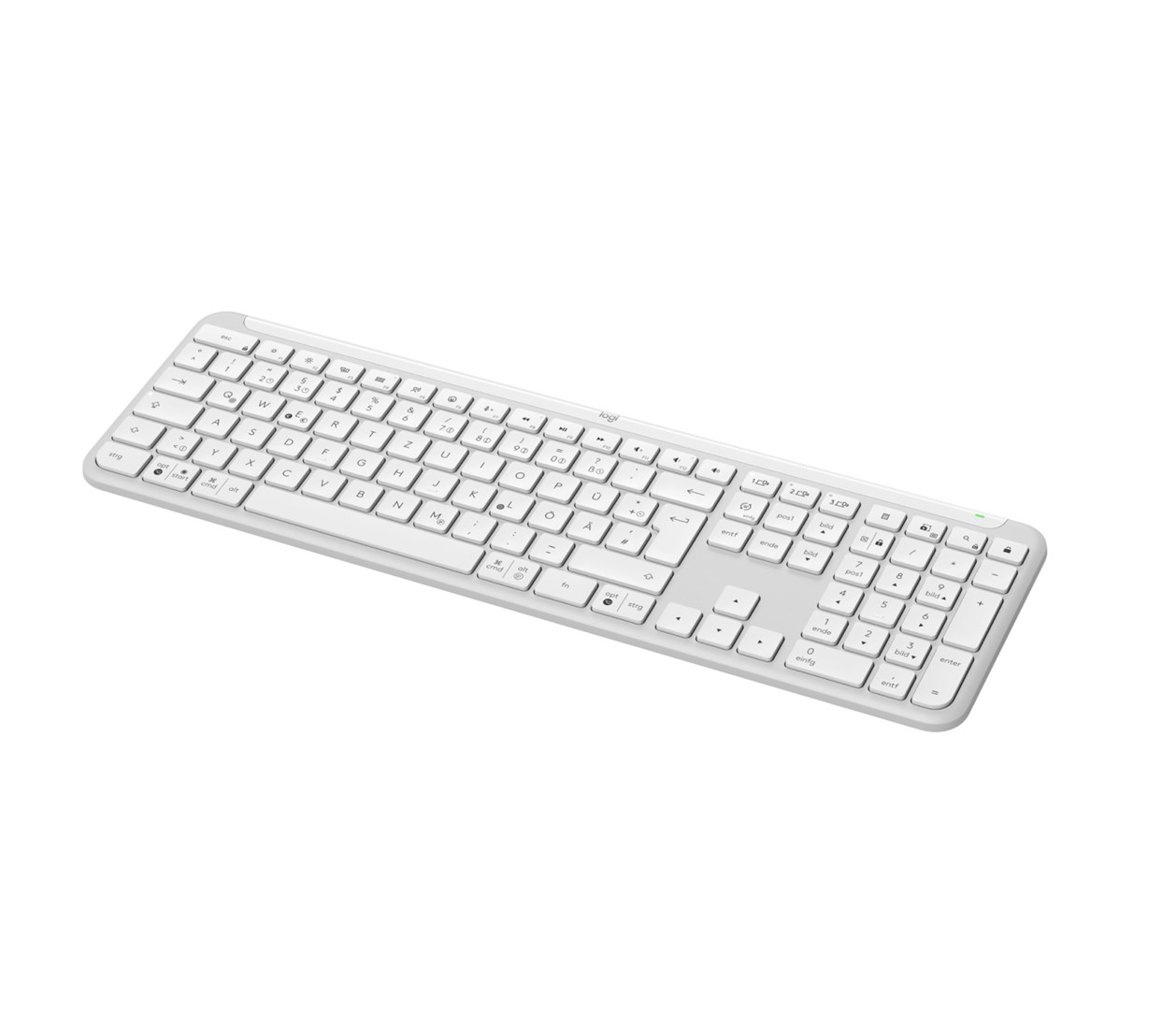 Logitech 920-012452 keyboard Office RF Wireless + Bluetooth QWERTZ German White - Afbeelding 4