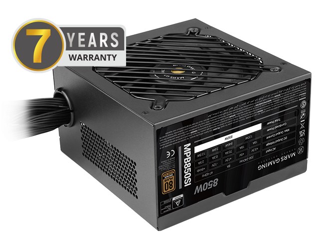 Mars Gaming MPB850SI power supply unit 850 W 24-pin ATX ATX Black - Afbeelding 7