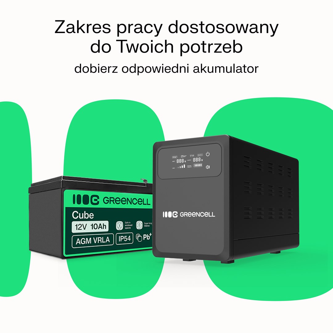 Green Cell UPSLPPC1200 uninterruptible power supply (UPS) Line-Interactive 2 kVA 1200 W - Afbeelding 5