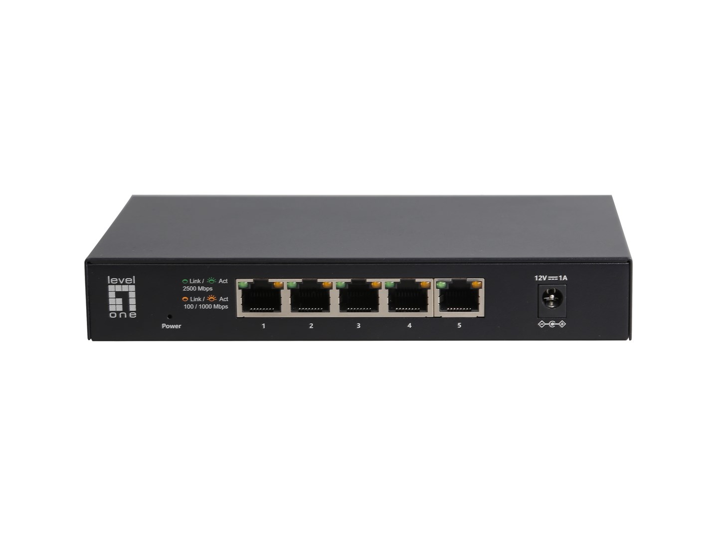 LevelOne 5-Port Unmanaged 2.5-Gigabit Ethernet Switch - Afbeelding 12