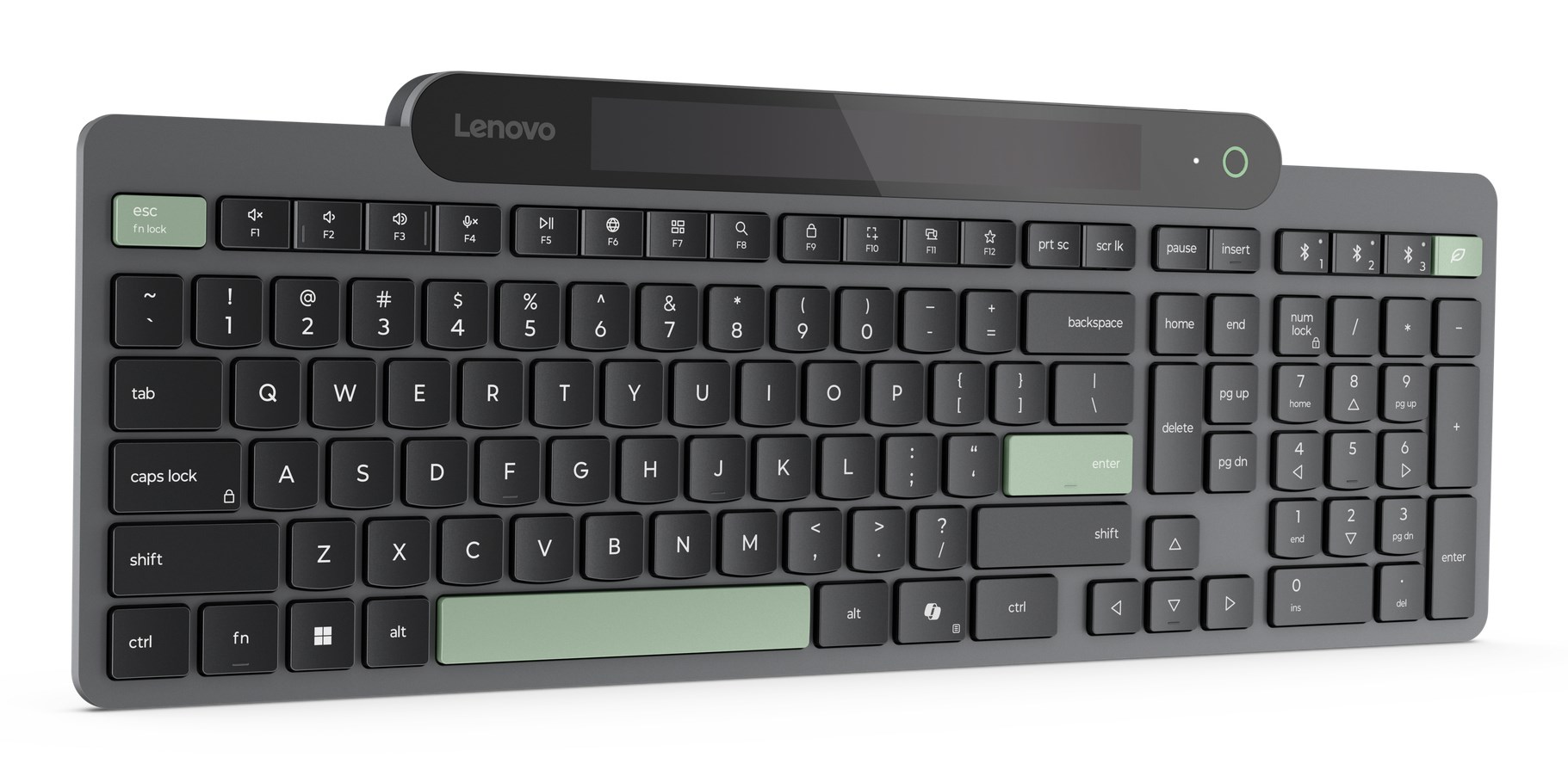 Lenovo 4Y41R69489 keyboard Home/Office Bluetooth US English Black, Green - Afbeelding 15