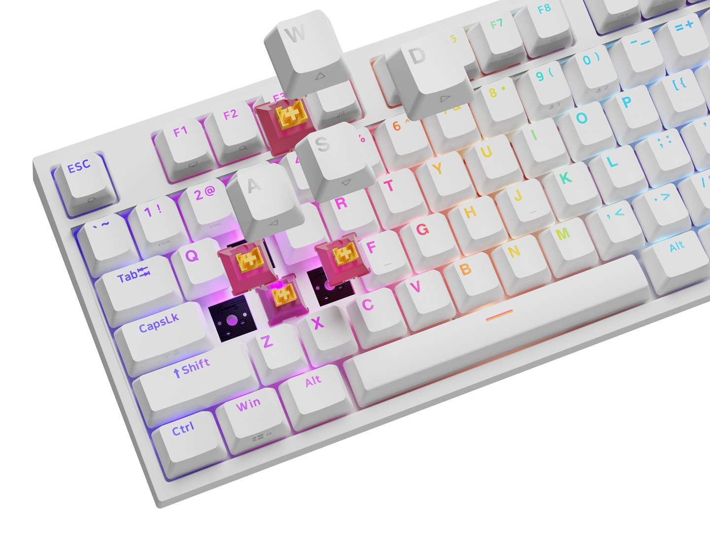 GENESIS NKG-2300 keyboard Universal USB QWERTY English White - Afbeelding 19