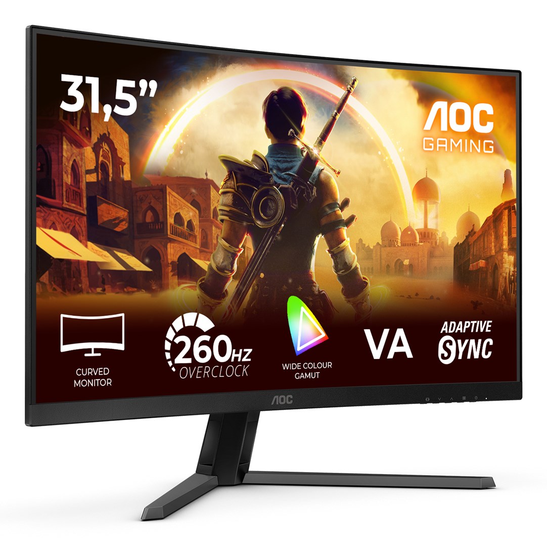 AOC G4 C32G42ZE computer monitor 80 cm (31.5") 1920 x 1080 pixels Full HD LED Black, Red - Afbeelding 2