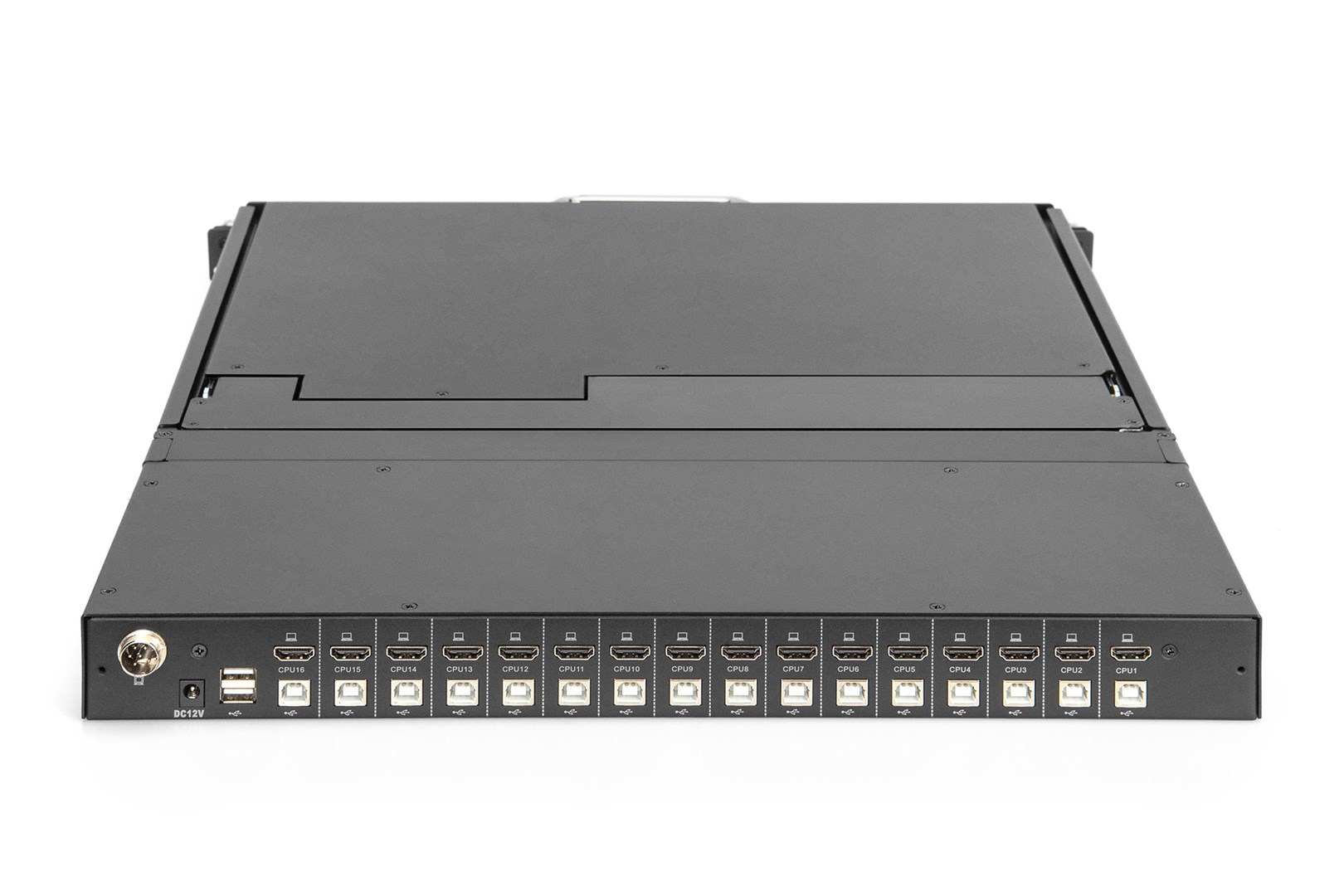 Digitus DS-72220-7GE rack console 43.2 cm (17") 1920 x 1080 pixels Black 1U - Afbeelding 8