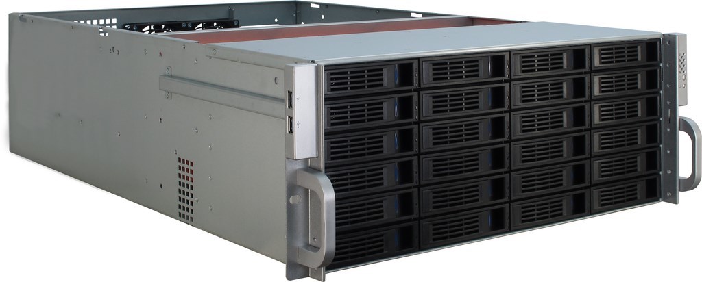 Inter-Tech 4U-4424 Rack Black, Silver - Afbeelding 2