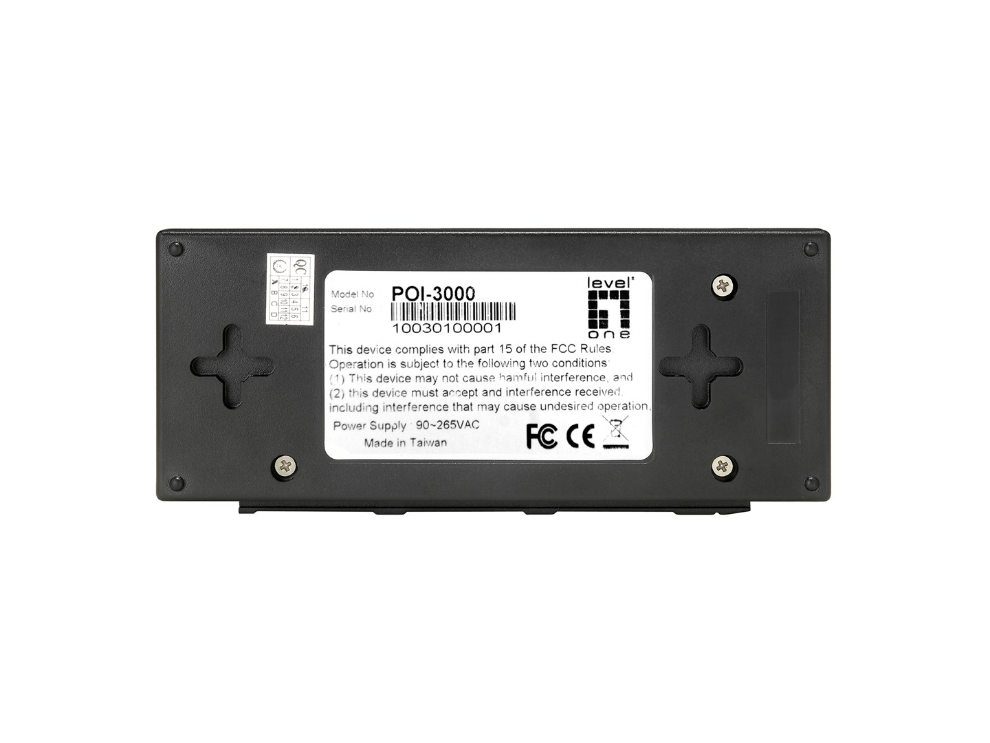 LevelOne Gigabit PoE Injector, 802.3at/af PoE, 30W - Afbeelding 13