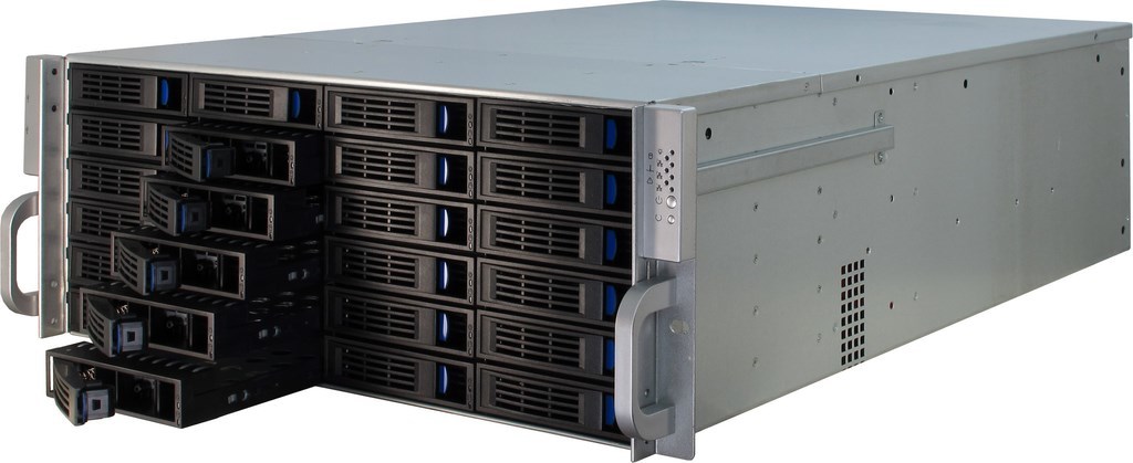 Inter-Tech 4U-4424 Rack Black, Silver - Afbeelding 5