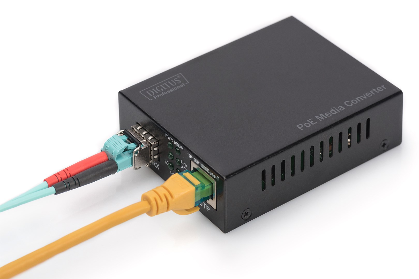 Digitus Gigabit PoE media converter, RJ45 / SFP, PSE - Afbeelding 3
