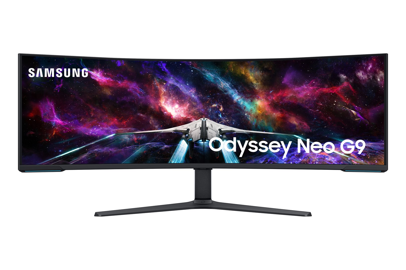 Samsung G95NC computer monitor 144.8 cm (57") 7680 x 2160 pixels Dual UHD LED Black, White