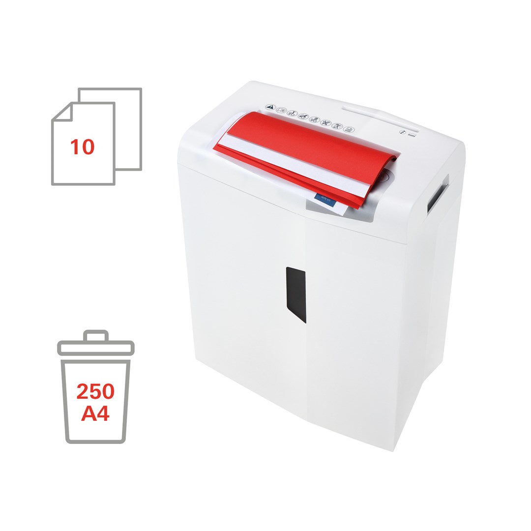 HSM shredstar S10 document shredder, 6 mm + separate CD-cutting mechanism - Afbeelding 4