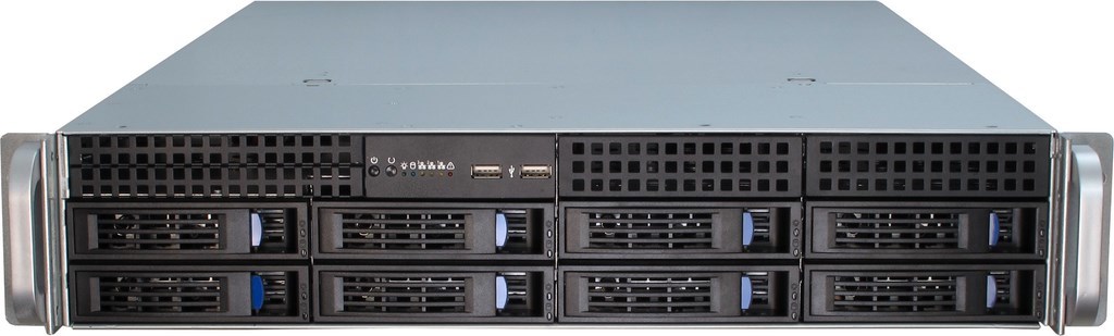 Inter-Tech IPC 2U-2408 Rack Black, Stainless steel - Afbeelding 3