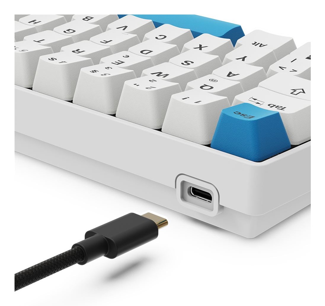 Sharkoon SGK50 S4 keyboard Home USB QWERTZ German White - Afbeelding 14