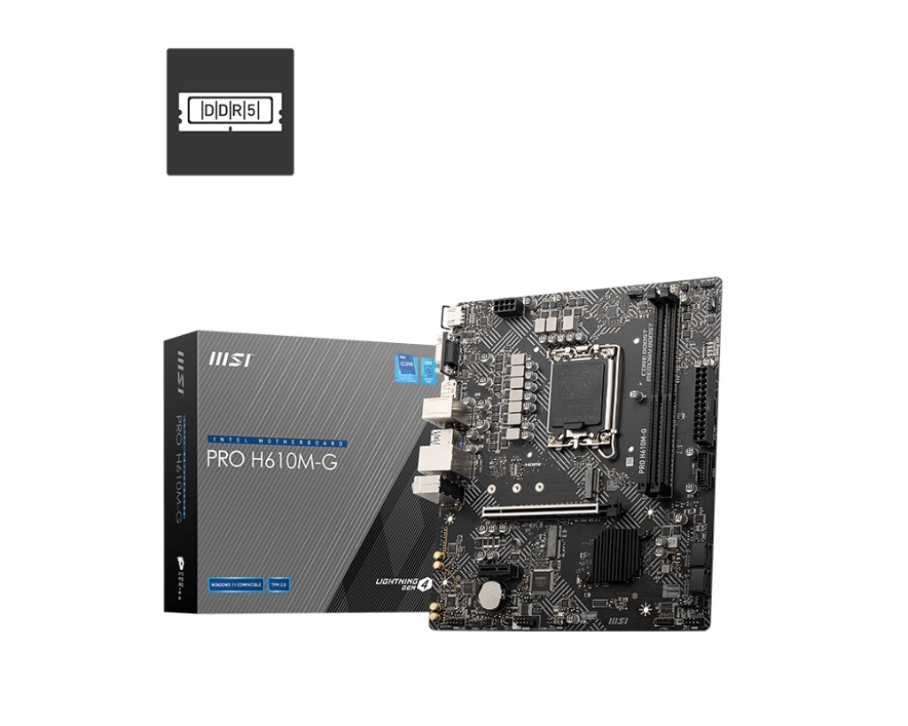 MSI PRO H610M-G motherboard Intel H610 LGA 1700 micro ATX - Afbeelding 7