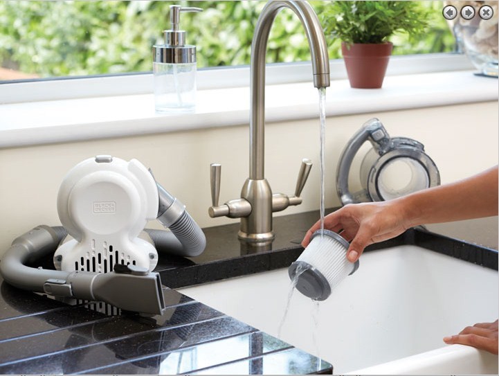 Black & Decker PD1820LF handheld vacuum Black, Chrome Bagless - Afbeelding 10