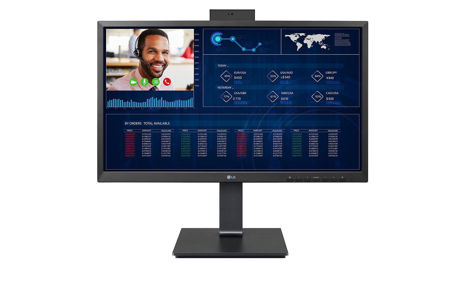 LG 24CQ651W-BP Intel® Pentium® N6005 60.5 cm (23.8") 1920 x 1080 pixels All-in-One PC 8 GB DDR4-SDRAM 256 GB SSD Windows 10 IoT Enterprise Wi-Fi 6 (802.11ax) Black