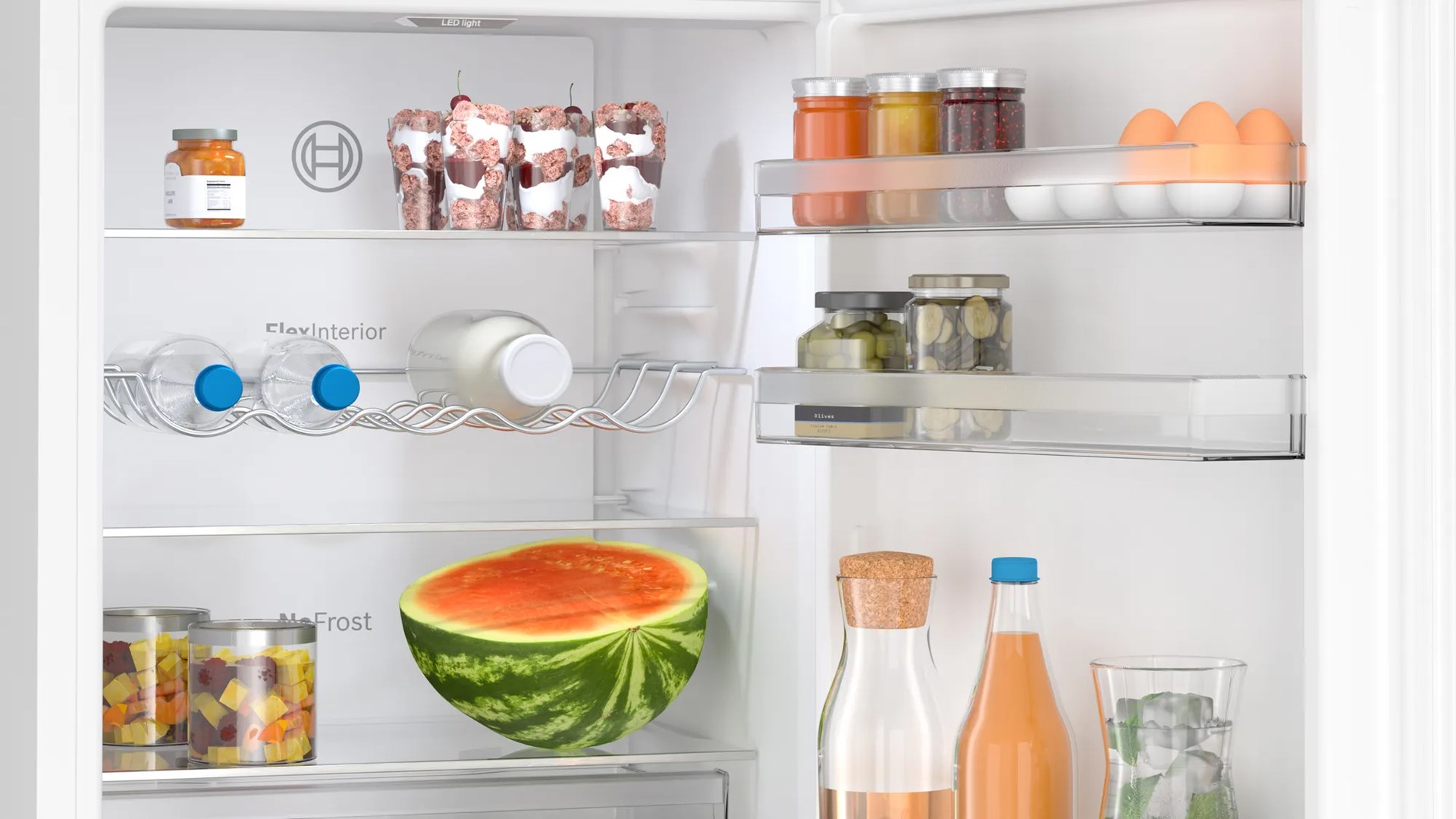 Bosch Serie 4 KGN362WDF fridge-freezer Freestanding 321 L D White - Afbeelding 5