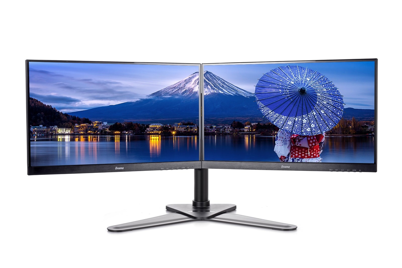 iiyama DS1002D-B1 monitor mount / stand 81.3 cm (32") Desk Black - Afbeelding 15