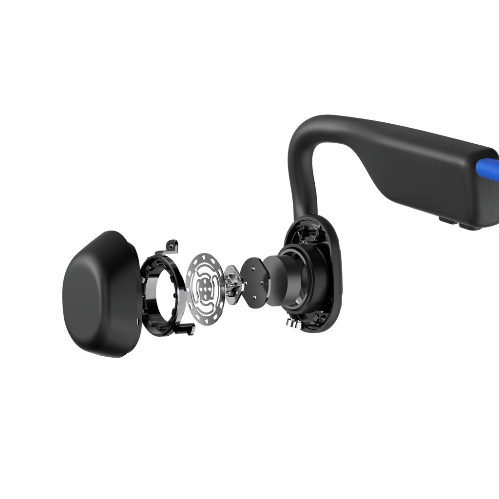 SHOKZ OpenMove Headphones Wireless Ear-hook Calls/Music USB Type-C Bluetooth Blue - Afbeelding 8