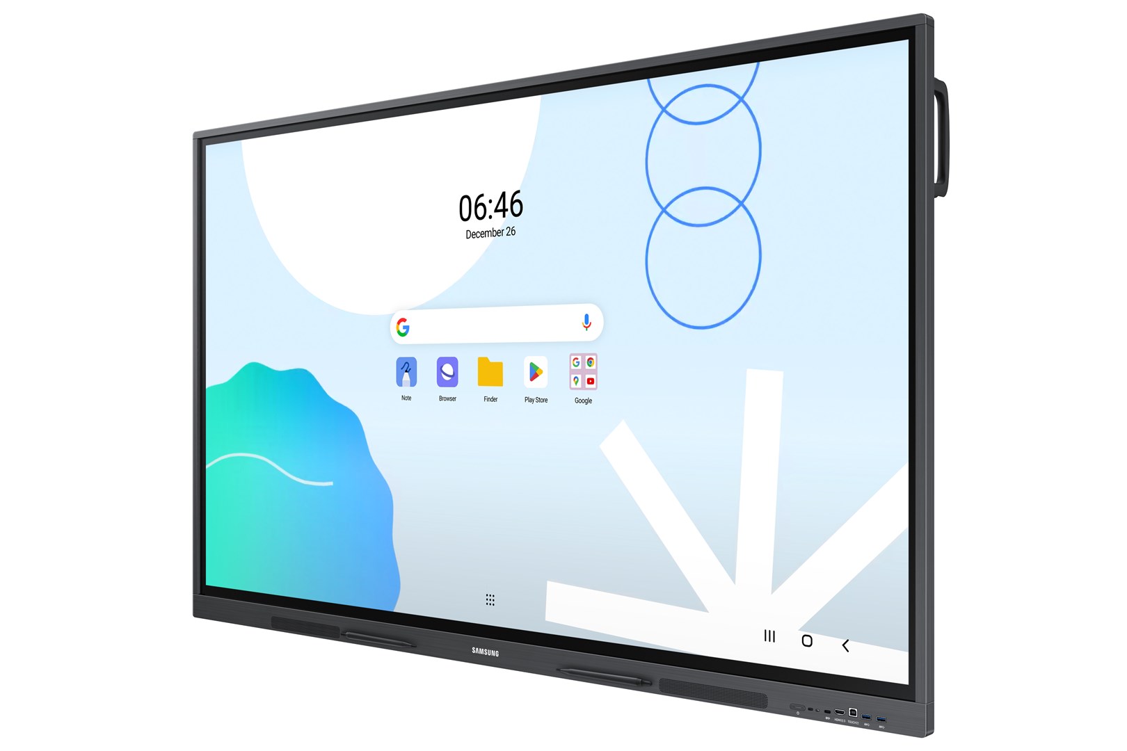 Samsung WA65D interactive whiteboard 165.1 cm (65") 3840 x 2160 pixels Touchscreen Grey - Afbeelding 2