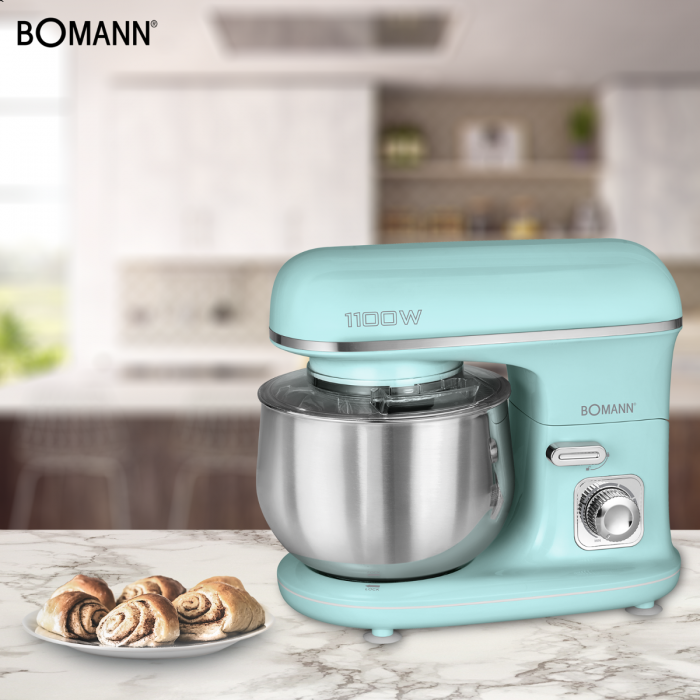 Bomann KM 6030 CB food processor 1100 W 5 L Mint colour - Afbeelding 2