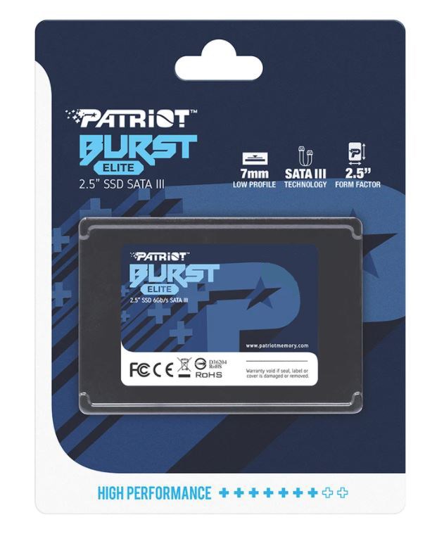 Patriot Memory BURST Elite 2.5" 2.5" 480 GB Serial ATA III - Afbeelding 2