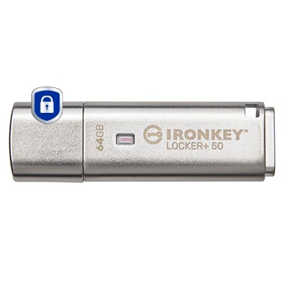 Kingston Technology IronKey 64GB IKLP50 AES USB, w/256bit Encryption - Afbeelding 7