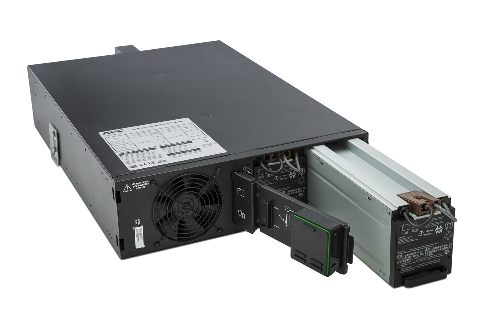 APC Smart-UPS On-Line uninterruptible power supply (UPS) Double-conversion (Online) 5 kVA 4500 W 10 AC outlet(s) - Afbeelding 9