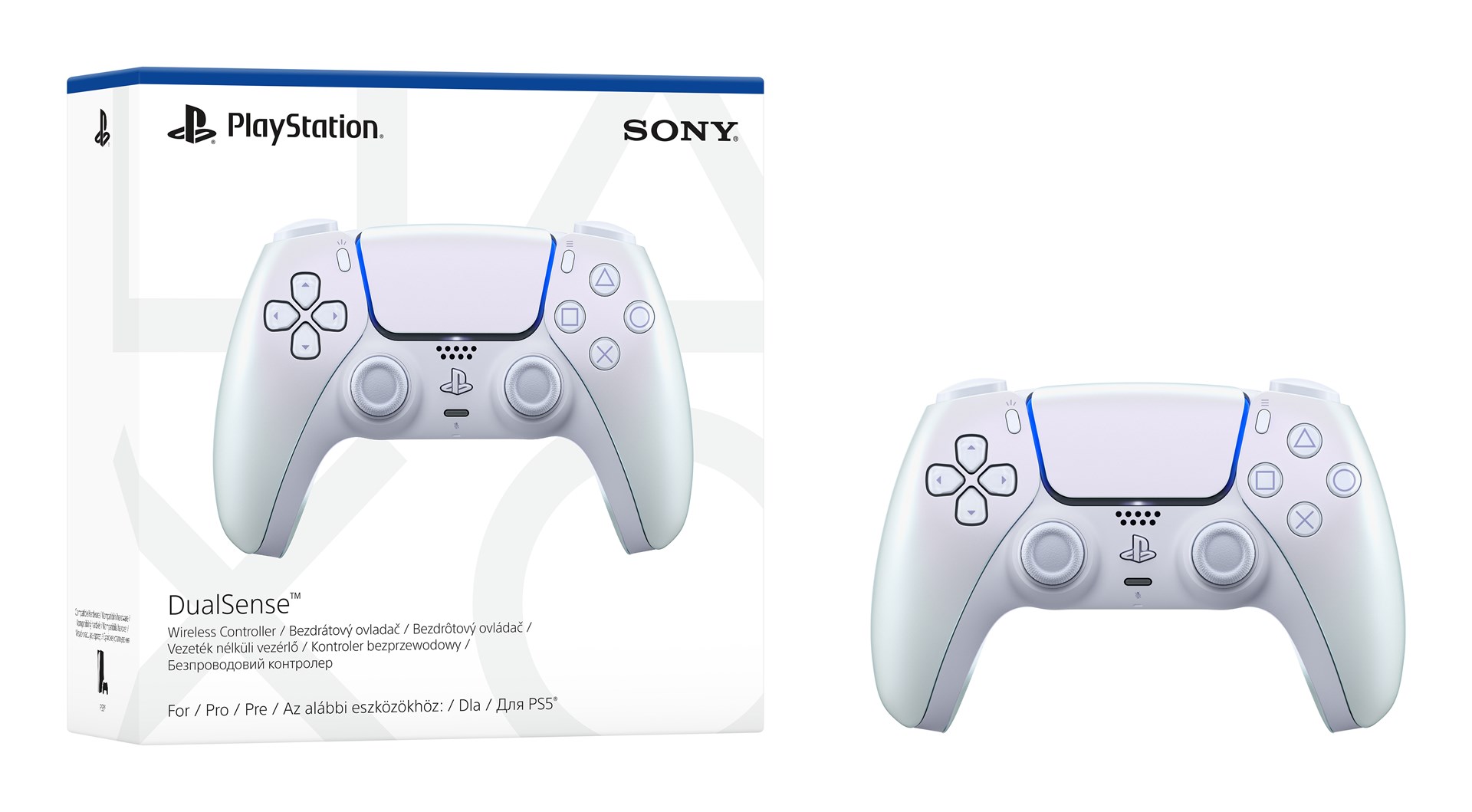 Sony DualSense Pearl Bluetooth/USB Gamepad Digital PlayStation 5 - Afbeelding 3