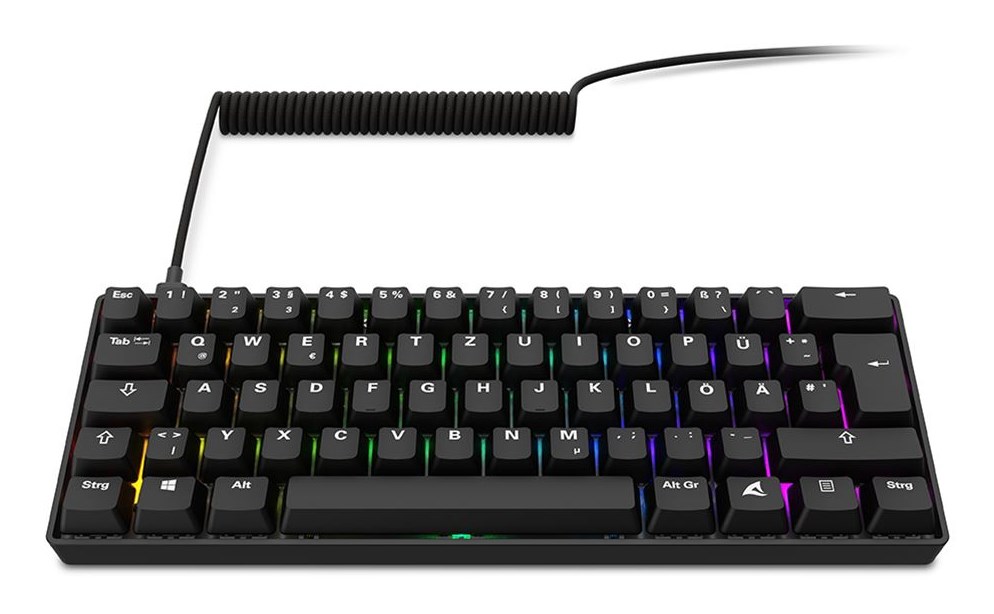 Sharkoon 100065630 keyboard Home USB QWERTZ German Black - Afbeelding 5