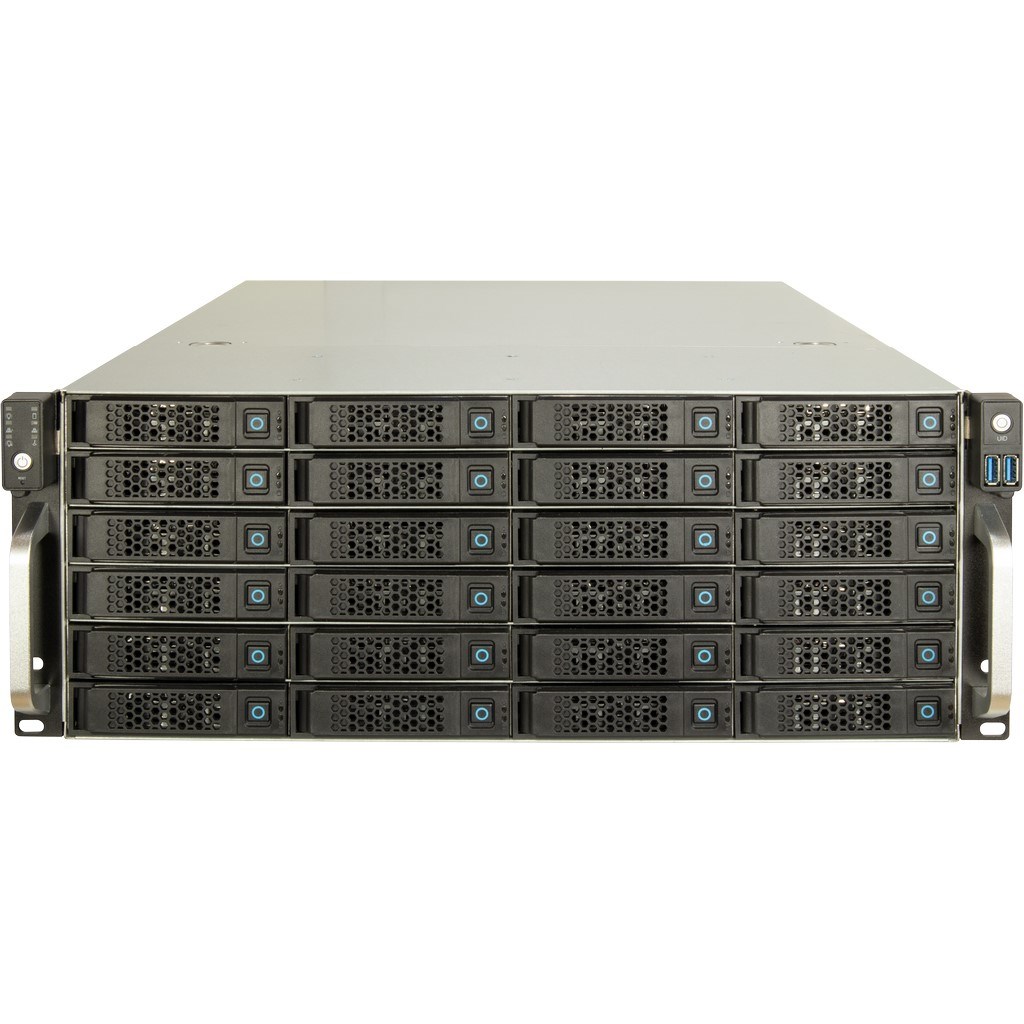 Inter-Tech 4U-4724 HDD enclosure Grey 2.5/3.5" - Afbeelding 2
