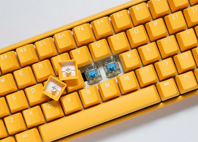 Ducky One 3 Yellow Mini keyboard Gaming USB German - Afbeelding 12