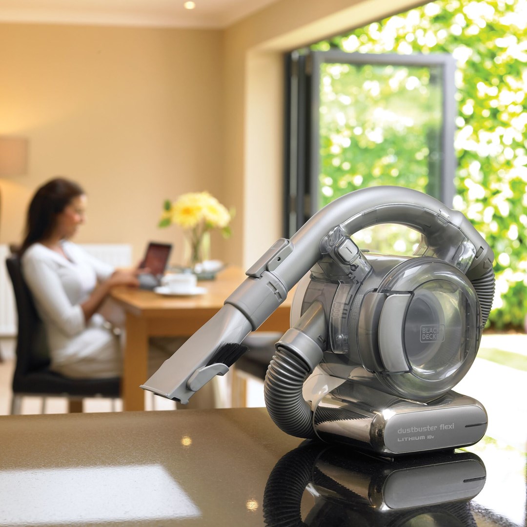 Black & Decker PD1820L-QW handheld vacuum Chrome Bagless - Afbeelding 10