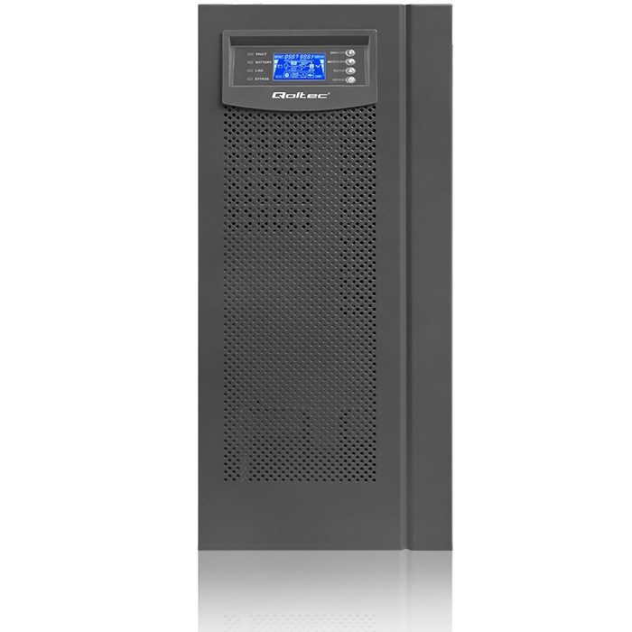 Qoltec 53982 UPS | On-line | Pure Sine Wave | 6kVA | 4.8kW | LCD | USB - Afbeelding 5