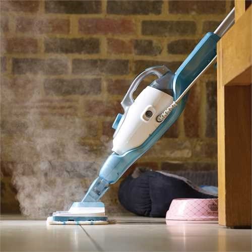 Black+Decker 9IN1 Steam Mop 0.5 l 1300 W Turquoise, White - Afbeelding 3